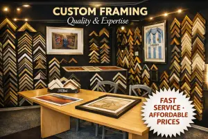 Home page, custom framing, Nuneaton Picture Framing